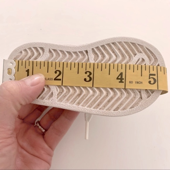 ADIDAS Baby Toddler 4K Superstar 3 Stripe Leather Sneakers White With Navy Blue - Picture 15 of 15